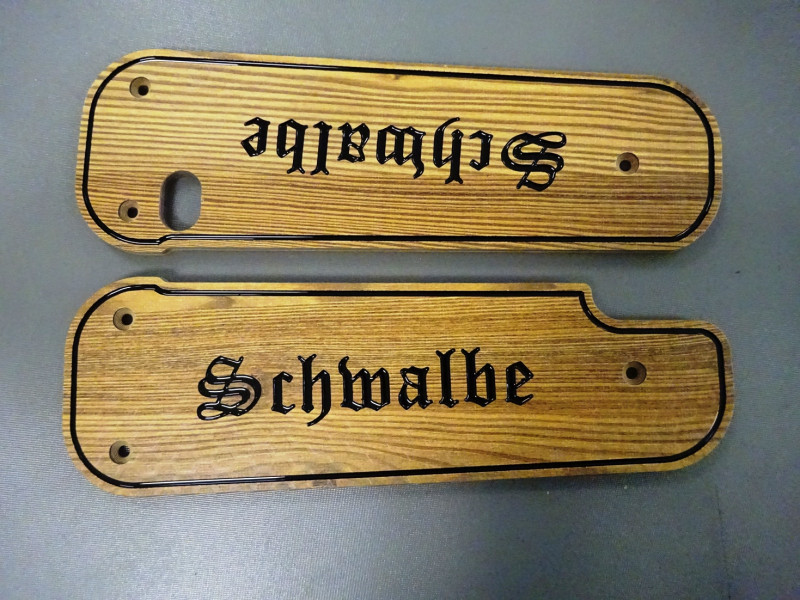 Trittbretter, normale Länge, mit Schriftzug (Art.Nr.015) – Bild 4