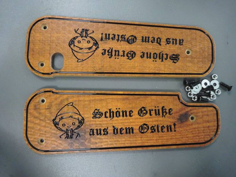 Trittbretter, normale Länge, mit Schriftzug (Art.Nr.014)